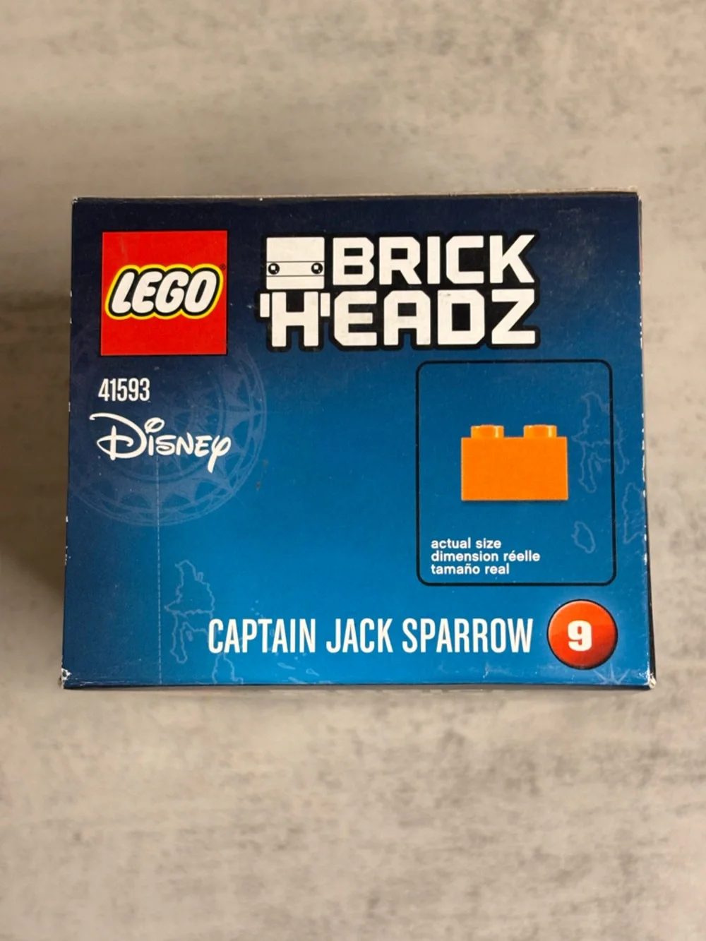 Lego BrickHeadz Disney Captain Jack Sparrow Set (#41593) - Picture 6 of 7